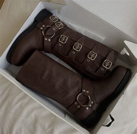 miu miu brown buckle boots|Miu Miu boots dupe.